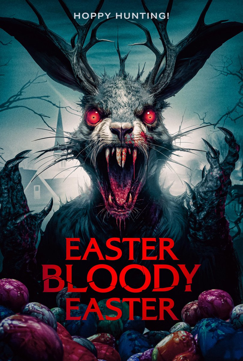 TombofTerrors's tweet photo. Easter may be over but there are still easter horror films that need to be watched! #NowWatching Easter Bloody Easter. I know I'm in for a silly good time. #Horror #HorrorMovies #200DaysofHorror #easterhorror https://t.co/phmOk3exVO