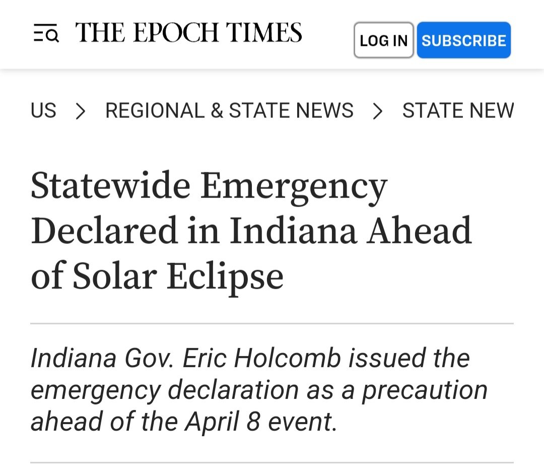 Kentucky declared state of emergency. 

West Virginia declared state of emergency. 

Ontario Canada declared state of emergency. 

Arkansas declared state of emergency. 

Killeen TX declared state of emergency. 

Ohio declared state of emergency. 

Missouri County declared state