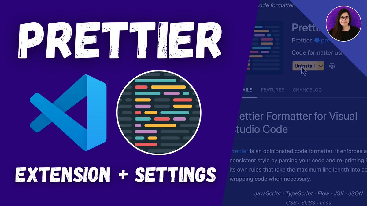 EstefaniaCassN's tweet photo. 💻 Would you like to format your code automatically every time you save it?

📽️ In this new video, you will learn how to install, use, and customize the Prettier extension for @code.

🔗 Let's dive in: https://t.co/DDD10ODSs3

#programming #vscode #javascript https://t.co/kZLZFVmfgo