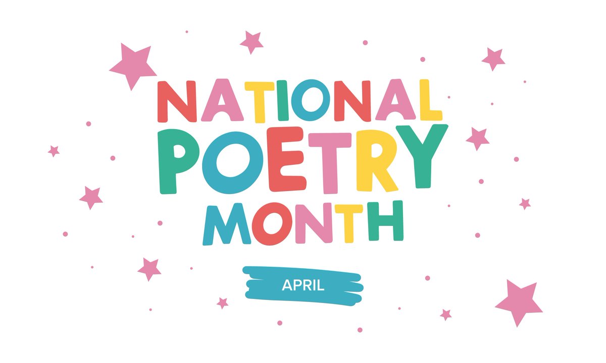 April is National Poetry Month, a time to celebrate the beauty and importance of poetry. We have a rich collection of poetry at the library. Stop by and explore. Don't know where to start? Our librarians are happy to help. #poetry #NationalPoetryMonth