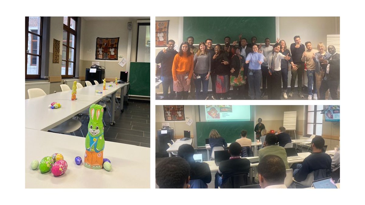 Congratulations to our MTM students (lnkd.in/ebevTi7a) on successfully completing the Thesis seminars weeks, in the middle of the Easter holidays (the Easter bunny was there too….). #MTM #ThesisSeminars #TropicalMedicine #InternationalHealth