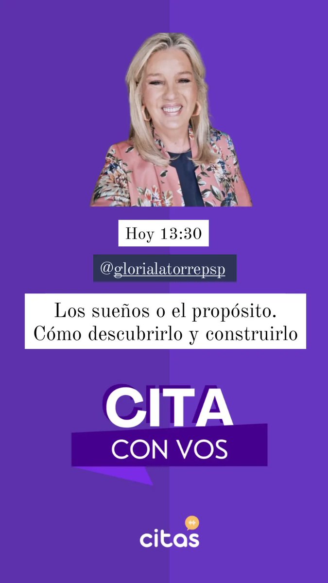 CitasdeRadio's tweet photo. Los entrevistados de hoy🎙️
13:30 hablamos de sueño y propósito con Gloria Latorre #Citaconvos
14:00 conversamos sobre Educación Financiera con Alejo Rodríguez Cacio
14:30 en la #CitaAgroindustrial @panchopk y su viñedo en 30 de Agosto
15:00 #CrianzaDigital con Ana Fischer https://t.co/mqcTjArUMY