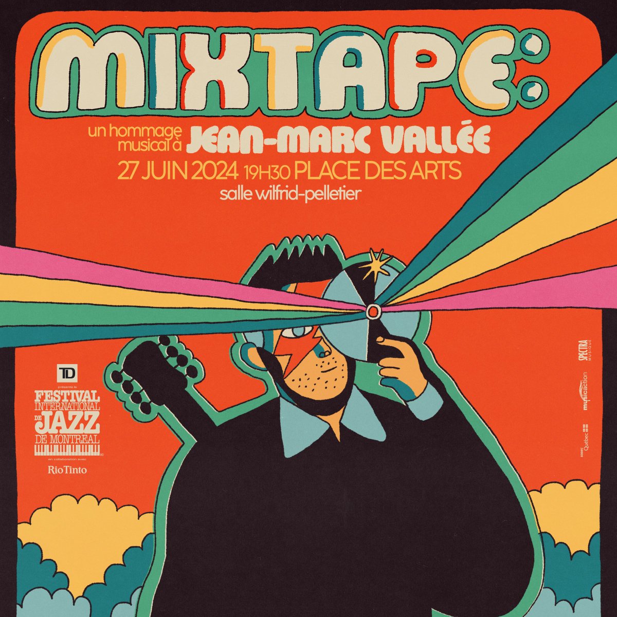 mtljazzfestival's tweet photo. Mixtape : Un hommage musical à Jean-Marc Vallée au Festival cet été avec @Elisapie , @alexstreliski , @WainBright , @beyriesmusic &amp; Maxime Le Flaguais ❤️

En vente le 5 avril à 10h, en prévente via notre infolettre le 4 avril 🎟 

🎨 Chien Champion https://t.co/jZ4Z3UgUO2