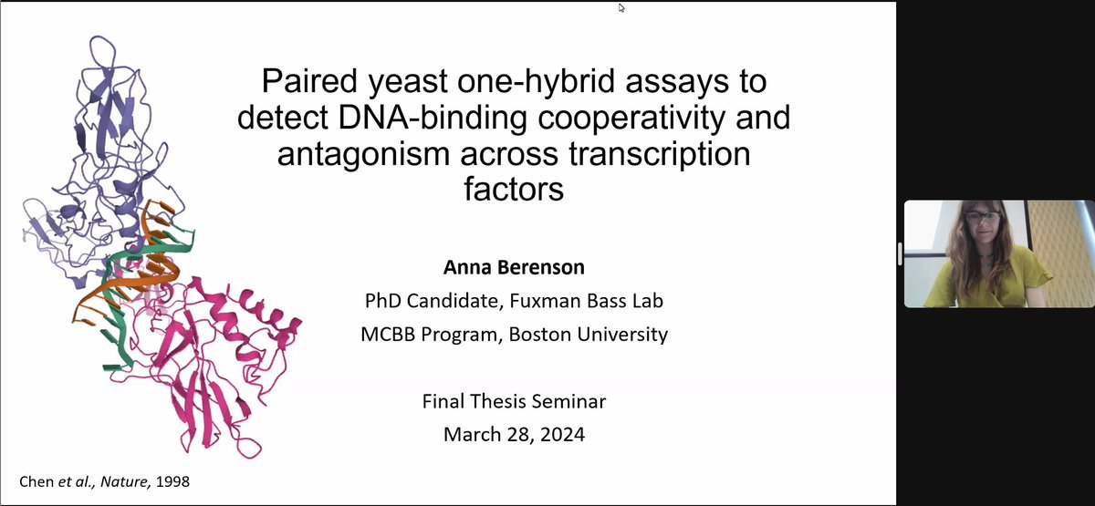 BU_Biology's tweet photo. Another successful defense! A big congratulations to @annaabananabell 🥳🪅🎉🪅🥳 https://t.co/9RvAVaVgr6