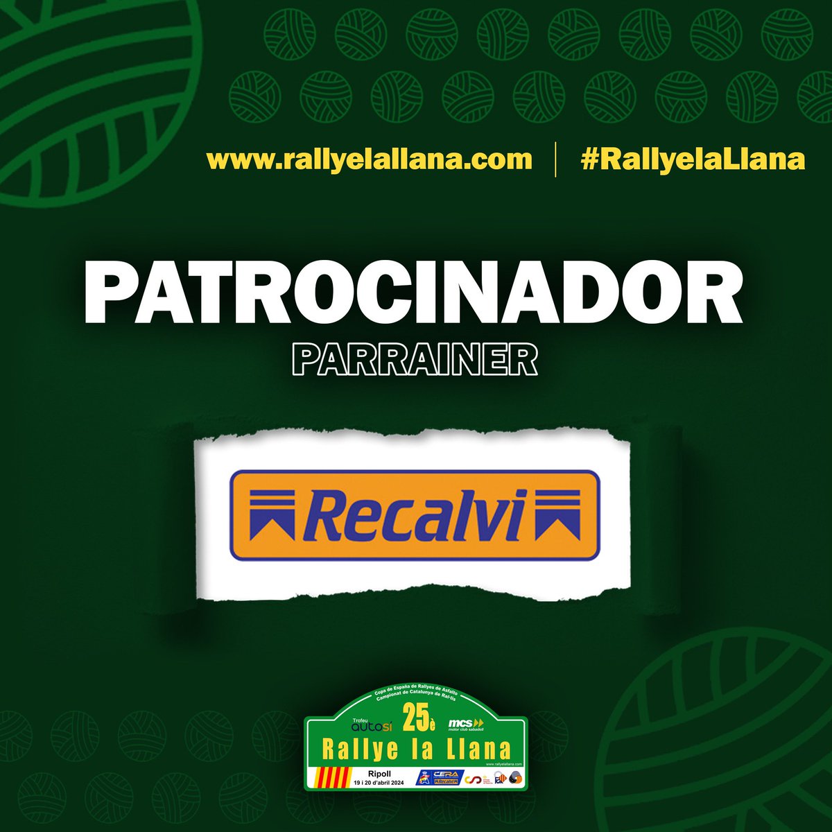 rallyelallana's tweet photo. RECALVI // @GrupoRecalvi 
•
•
•
#CERARecalvi #RallyelaLlana
•
•
#ripollès #ripolles #ripoll #osona #vic #garrotxa #olot https://t.co/2VLFsBxMLu