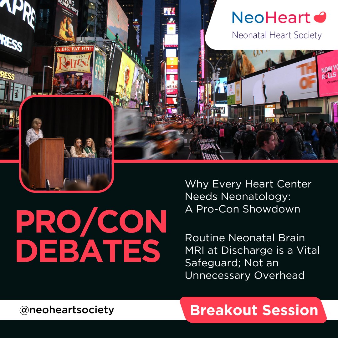 Session Highlight: #neoheart2024
💡#pro #con #debates 🥊
💰 Save $100 with #groupdiscounts
➡️Register now! web.cvent.com/event/fe874ad0……
#neoTwitter  #medtwitter #meded #neoheart #neonatal #cardiology #nicu #cvicu #nicunurse #neonates #heartdisease #chd #heartcenter #MRI #brain