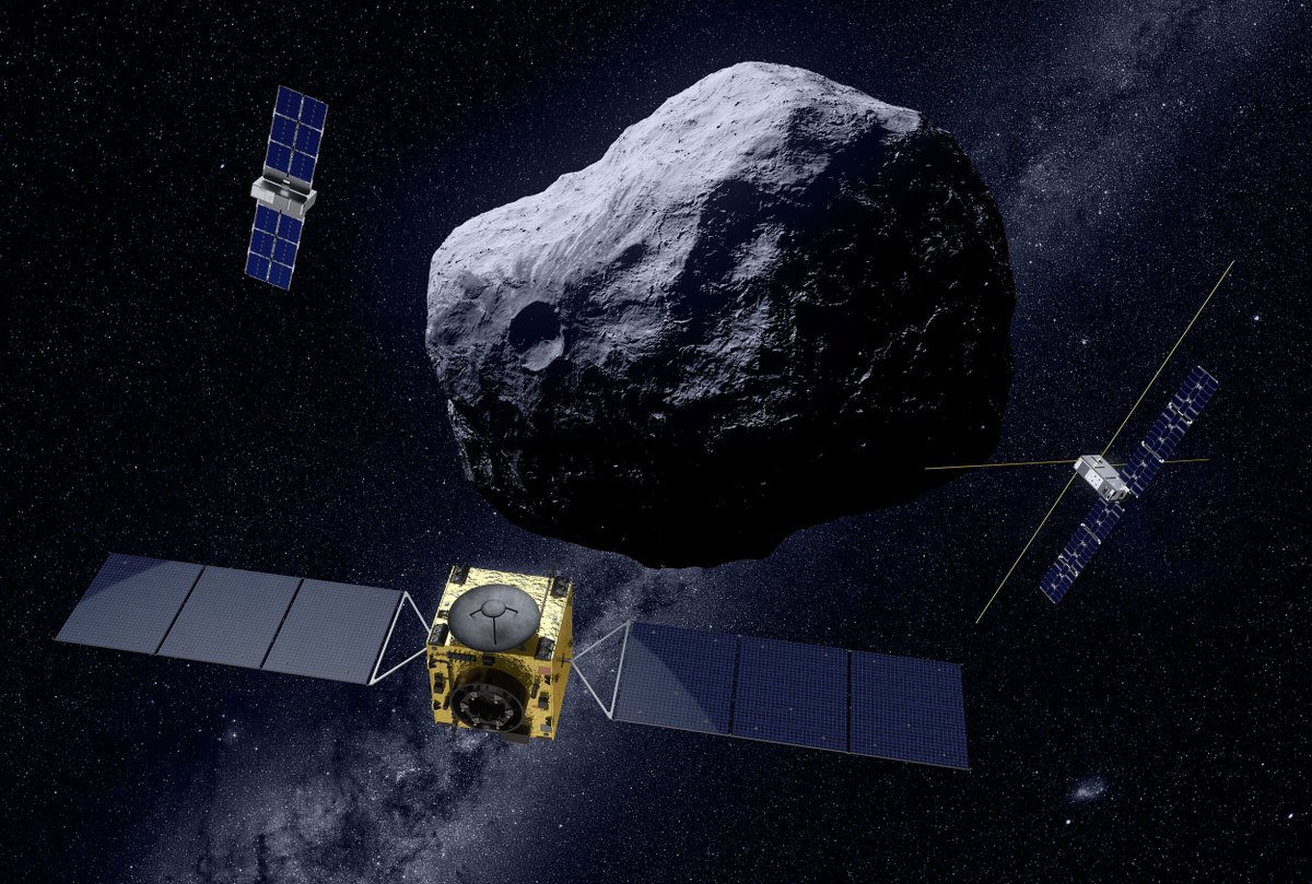 #Presseeinladung: Die Medien sind eingeladen, @ESA_Hera, Europas erste Raumsonde zur planetaren Verteidigung, am 15. April im Reinraum des ESA-Zentrums ESTEC in den Niederlanden zu sehen. Details & Anmeldung: 👇 esa.int/Newsroom/Press… #HeraMission