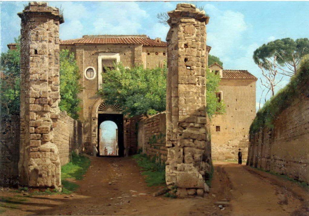 Enrico Gaeta  1840-1887- 
Vecchio casolare