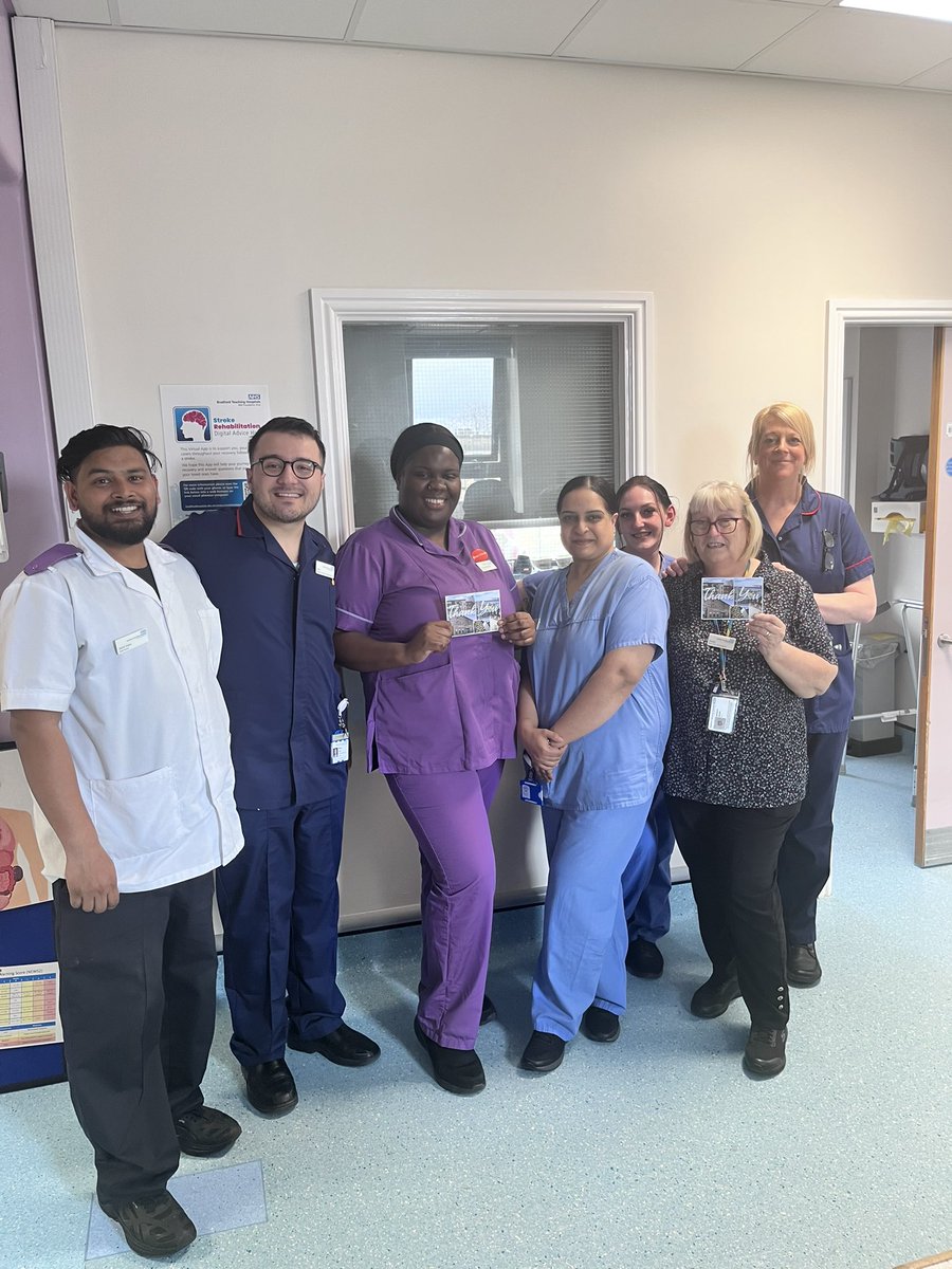Thank you to ward clerk Shirley for all her help in getting ward 9 up and running, you always make sure the day runs smoothly and to team ward 9 for welcoming our <a href="/nursebankbthft/">@NurseBankBTHFT 💙</a> HCA’s on your ward ……. Thank you 🙏🏻@Mel_Pickup <a href="/karendawber/">Prof Karen Dawber 🌈</a> <a href="/BTHFT/">Bradford Teaching Hospitals NHS FT</a>