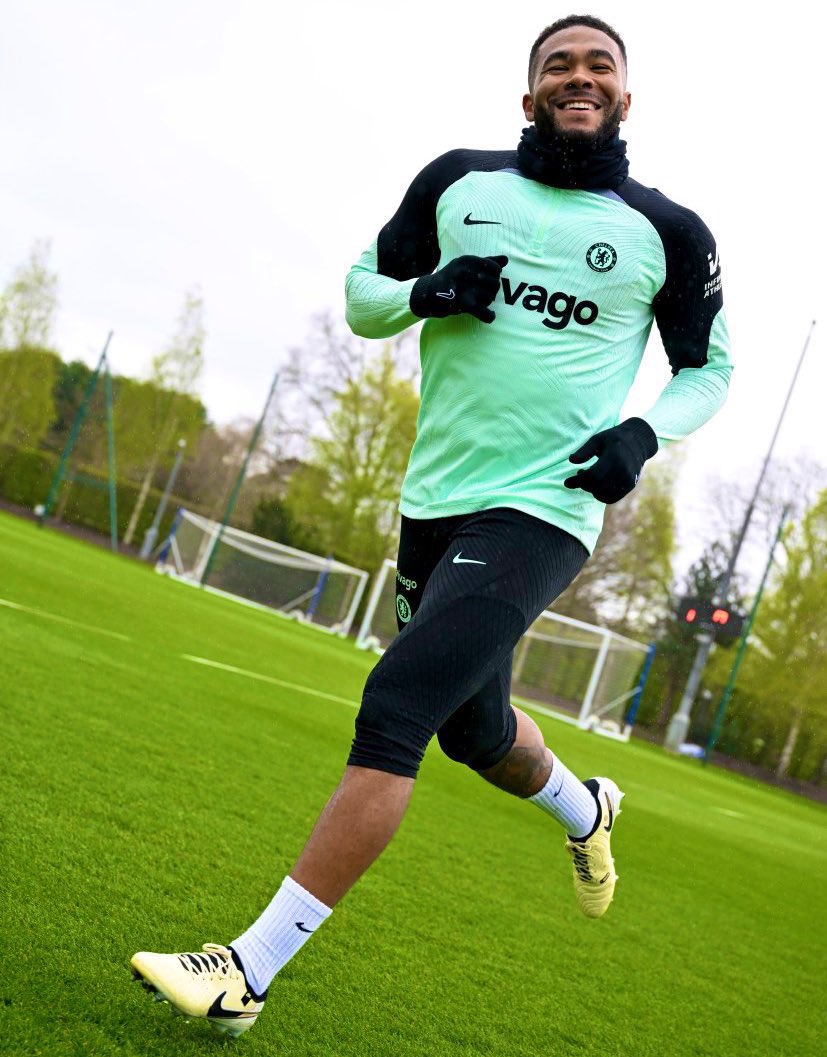Reece James training at Cobham… 🔋