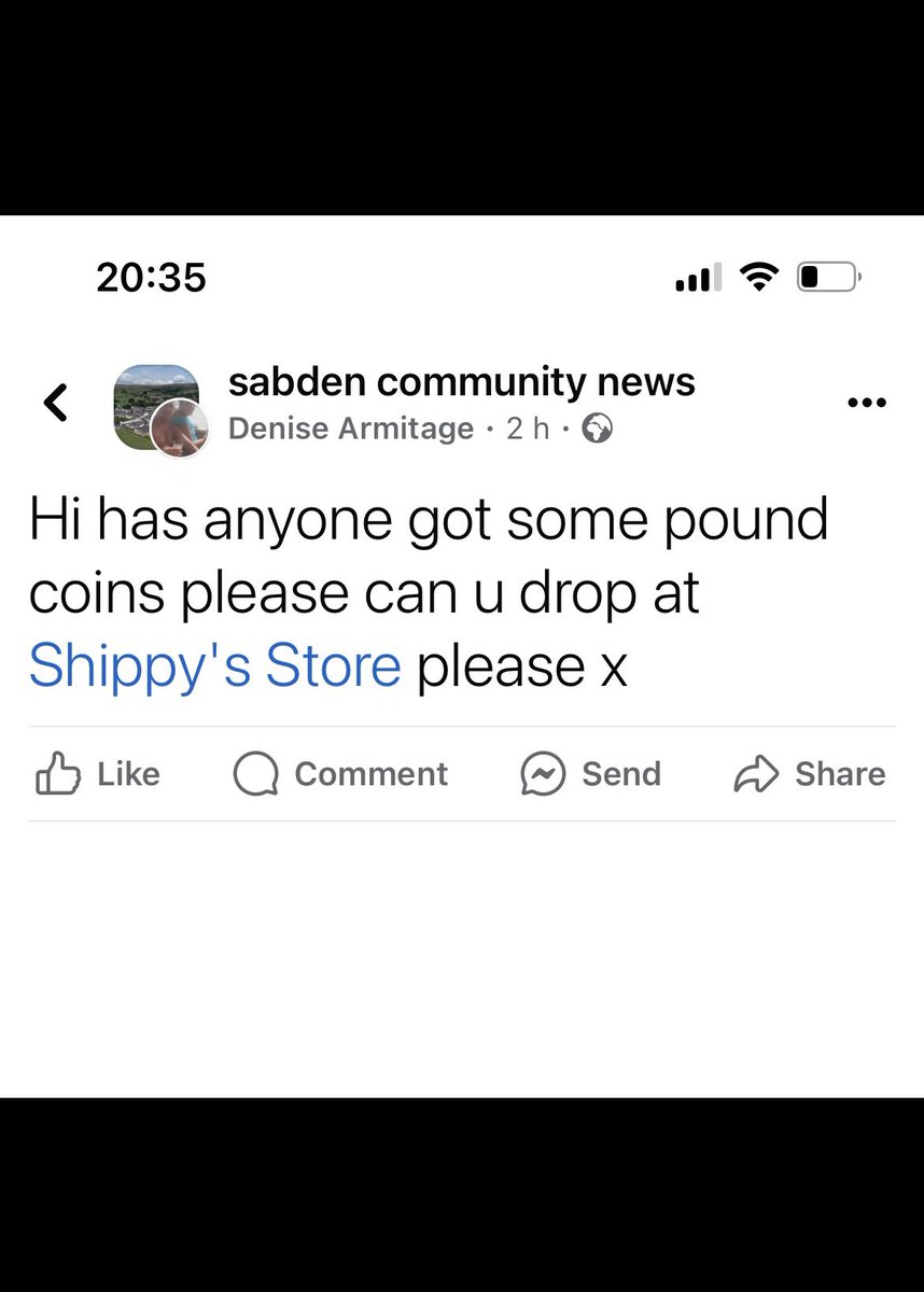 Due to Banks closing 54 branches a month, This now leaves a huge problem for small businesses like this fantastic local store who are asking if the local community has any change. You can’t get physical pound coins & change from a computer online, You need a local Bank