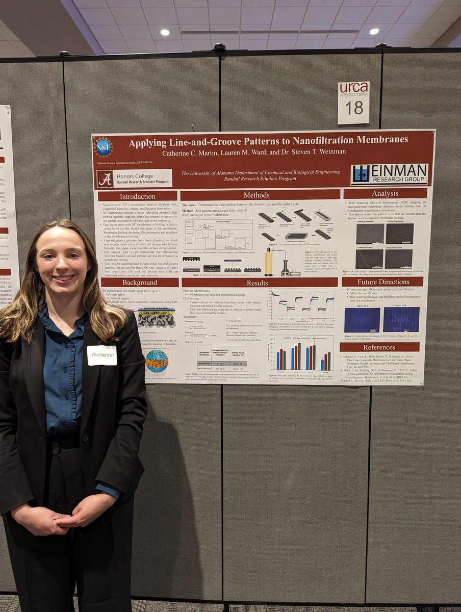 LabWeinman's tweet photo. Congratulations to the undergraduate students in my lab who presented their work at URCA 2024! It is always gratifying to see students excited to present their work to the campus. Congrats to Brooke, Bryn, Cate, Jared, Liam, and Sadie on their hard work! #ProudPI https://t.co/sDFcFBmz77
