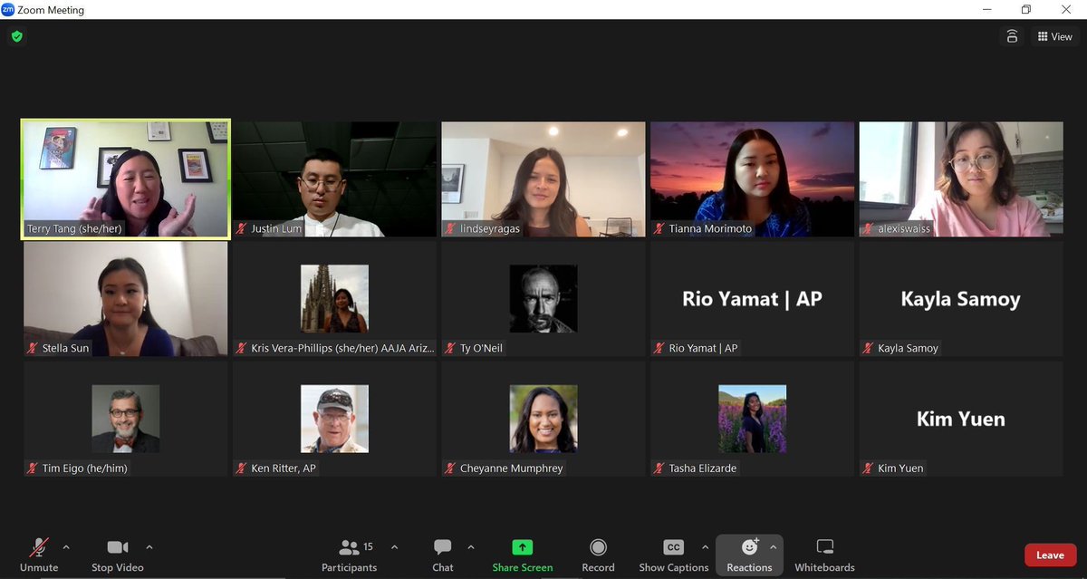 Happening now:

Rockstar women of AAPI journalists of Arizona speaking to our guests about navigating the newsroom and how they are thriving! Such great insight.