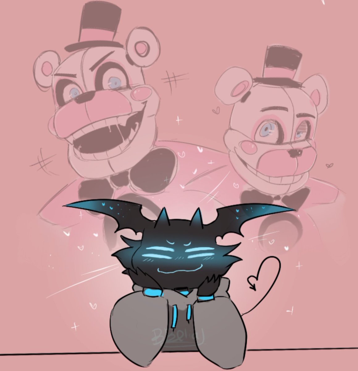 [Ride by Sir Mix-A-Lot playing bass boosted in the distance] 
#funtimefreddy