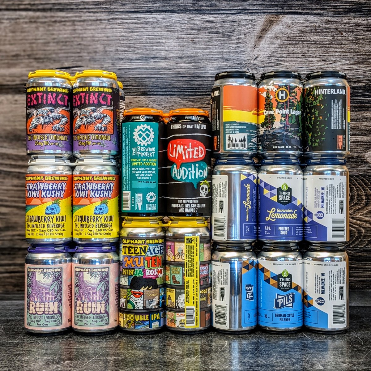 Happy #WiBeerWednesday. Took until spring for winter to arrive but plenty of tasty beers & bevs came along with it...so...win? #DrinkLocal #WiCraftBeer #WiCraftCanna #WiCannaBevs #CannaBevs #RiceLager #Lavender #Lemonade #DDH #DIPA #HazyIPA #Pils #LagerIsLife