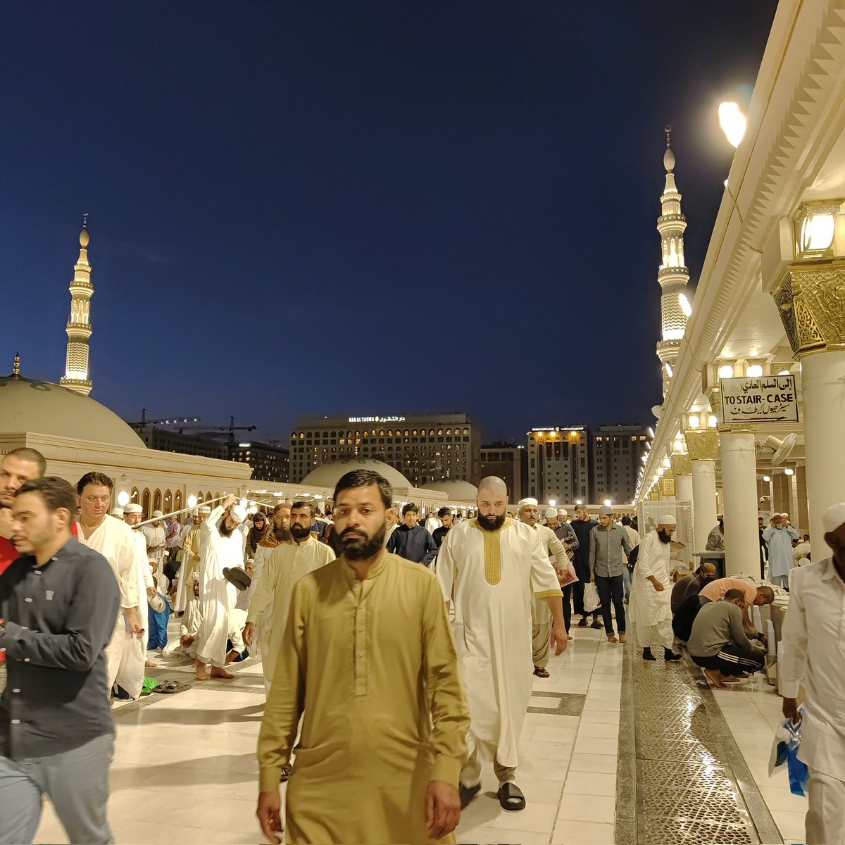 Some Serene views from Masjid Nabawi today at Maghrib prayers #Ramadan #Ramzan #MasjidNabawi