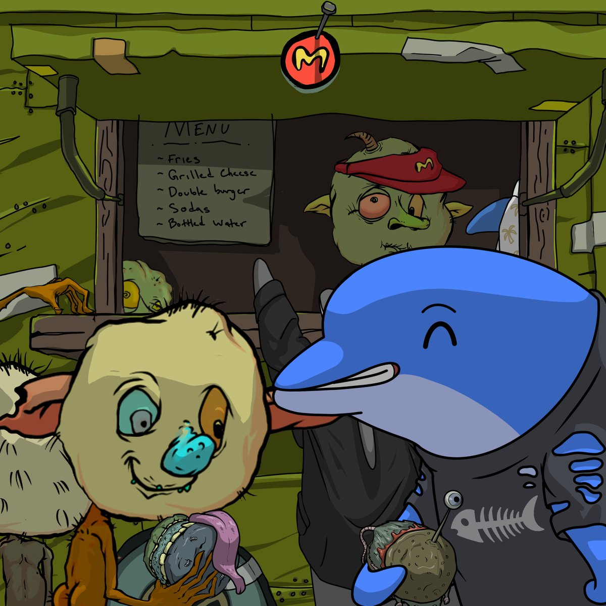 🚨 Calling all <a href="/truth/">Truth Arts</a> &amp; <a href="/goblintown/">goblintown</a> Holders 🚨

Whose going to be washing down their @McGoblinBurger with some champagne??

THREE bottles of Dom Perignon at our party for <a href="/ajt/">AJT</a> and the crew!

RSVP:
lu.ma/divedolphins