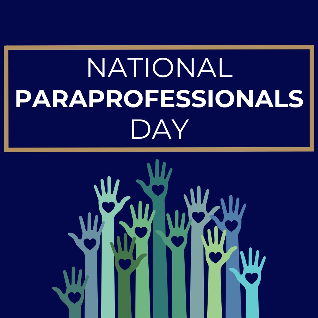 Happy #nationalparaprofessionalsday! We deeply appreciate all of our wonderful paraprofessionals who help keep GCC running. We could not do the work we do without your support and your contributions! #GCC_Charters #GCCLevelUp #ElevateOurImpact