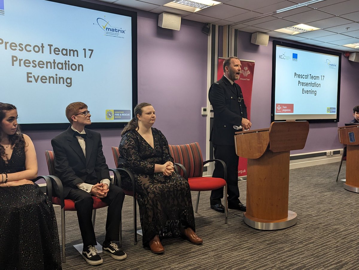 The @MerseyFire @PrincesTrust Prescot Team 17 Presentation Evening. Another group of inspirational young people who shared their journey, including the highs and the lows, with friends and families. We wish you the best of luck in your futures. @PhilGarrigan @dixiedeansboots