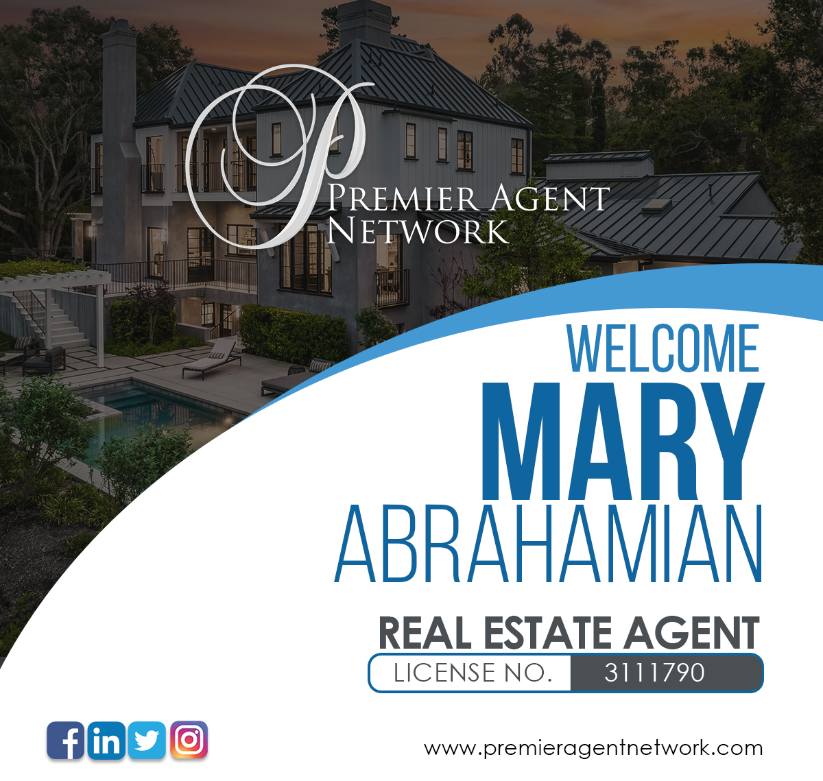 Welcoming Mary Elizabeth Abrahamian to the Premier Agent Network family!

Mary will be servicing Florida areas and can be reached at (352) 999-2104.

#newagent #welcome #premieragentnetwork #career #realestate #florida #floridarealestate #homesforsale #referral