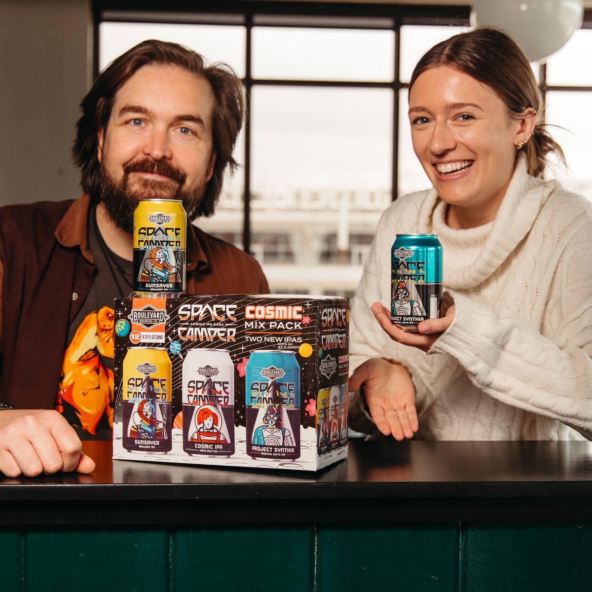 Join Graphic Designers Wesley & Jadie on the BLVD Brewcast! We'll dive into the newest Space Camper Cosmic Mix Pack along with Microbiologist, Michelle, & discuss design inspiration, the Space Camper universe, & fantastic yeasts & where to find them. 🎧 boulevard.com/brewcast