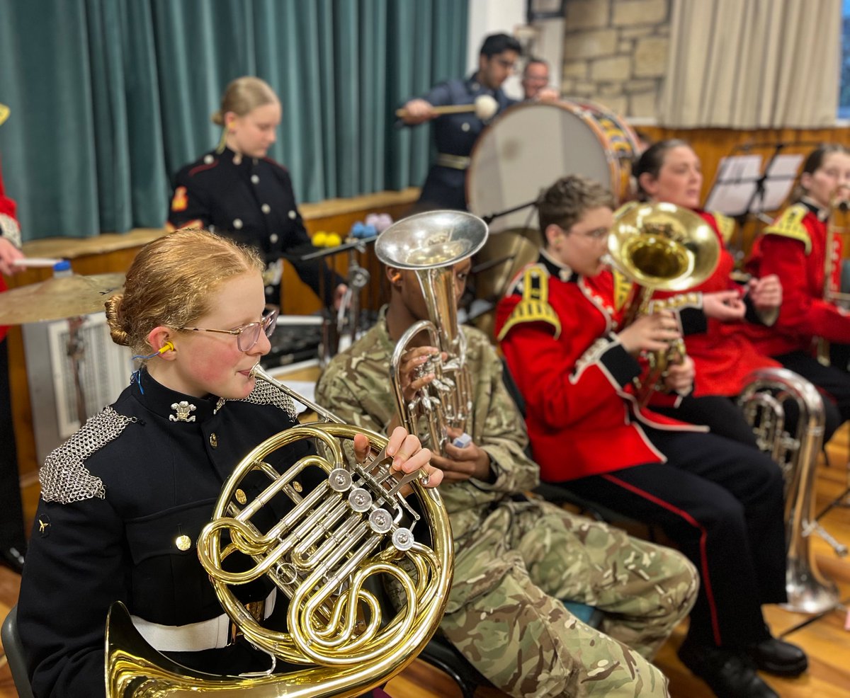 National Music Camp Easter 2024 Intermediate Band performance at Otterburn Village Hall 🎶