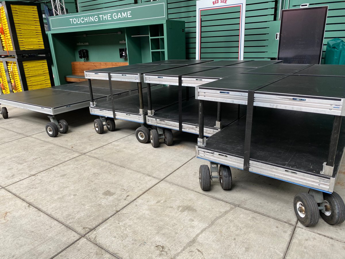 UnitedStaging's tweet image. When you have to roll UNI-DECs over uneven terrain, you create some diesel off-road wheels for them! 

unitedstaging.com

#unitedstaging
#concertstuffgroup
#stagedesign
#stagehandlife
#musicstage
#stage
#stagesystems
#stagemanagement
#artsandentertainment
#eventtech