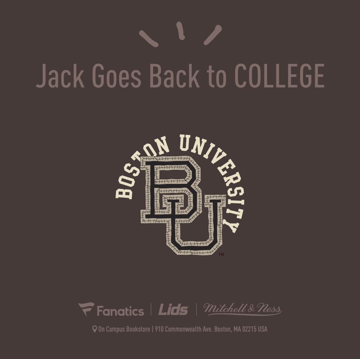 JACK GOES BACK TO COLLEGE | Available in our on-campus bookstore this Thursday, April 4th at 10am 🌵 #JACKGOESBACKTOCOLLEGE