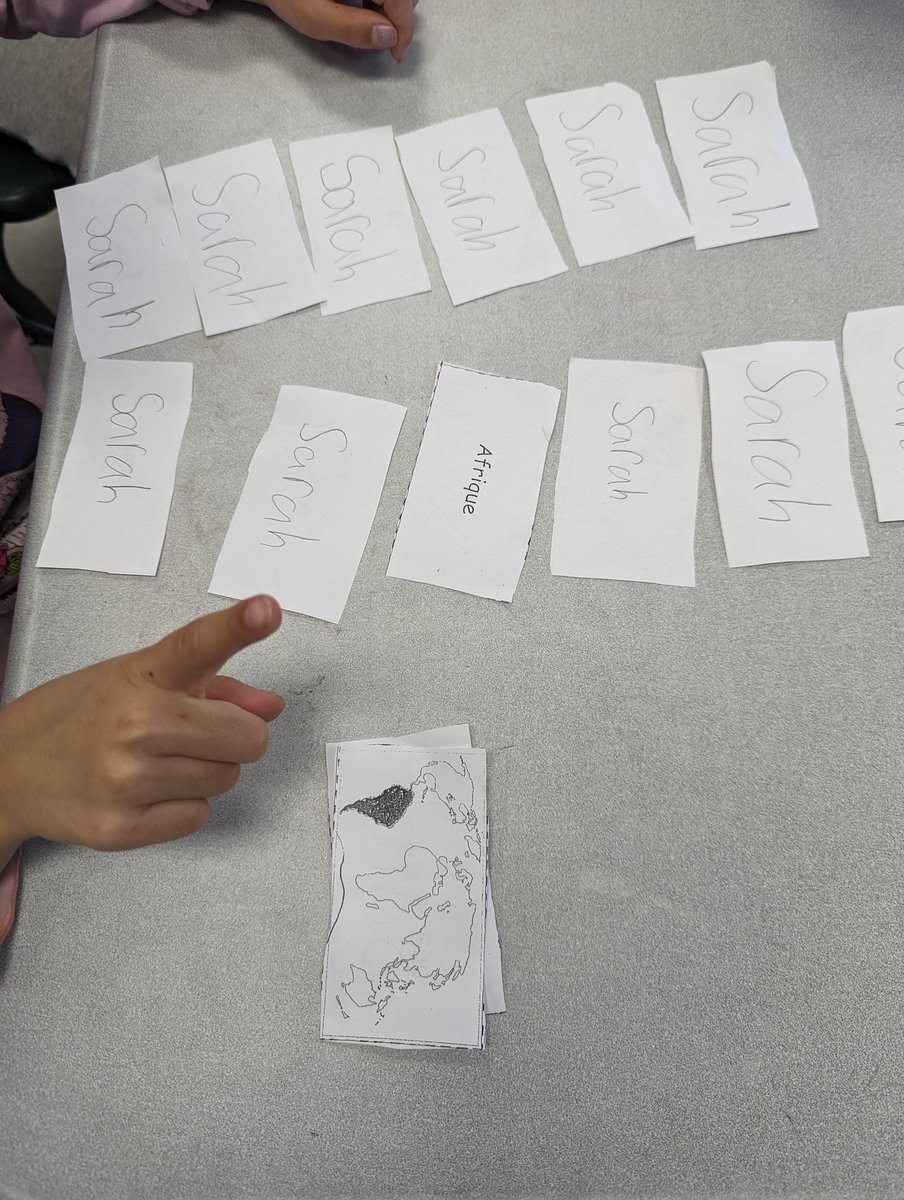 CCapern's tweet photo. Learning our 7 continents with a memory game! https://t.co/xN9x1hEUtb