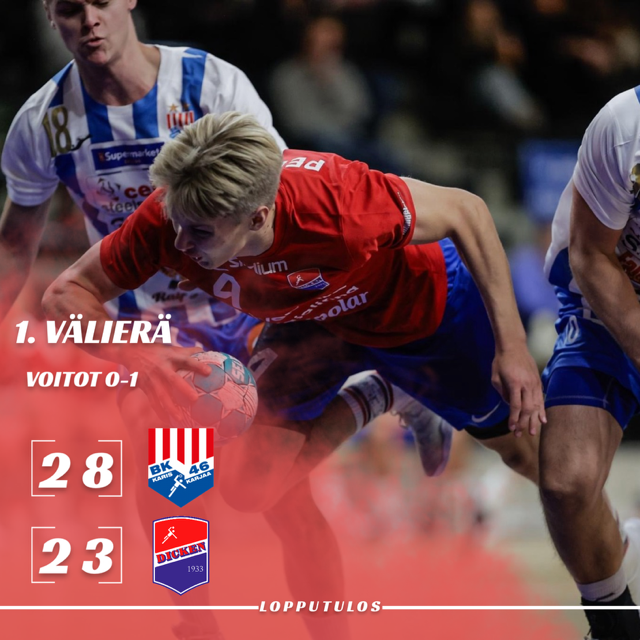 Tappio ensimmäisestä semifinaalista dicken.fi/index.php/herr… #käsipallo #handboll