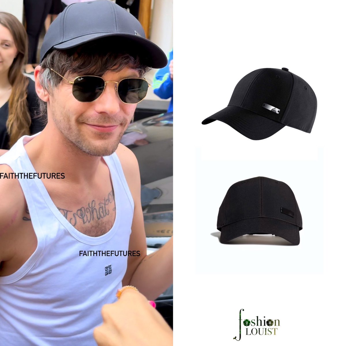 Louis wore an Adidas Metal Badge Lightweight Baseball Hat in Black while meeting fans in São Paulo today. This minimalist hat shows a subtle, branded badge, giving it eye-catching appeal that glimmers in the light. — adidas.fi/lightweight-me…