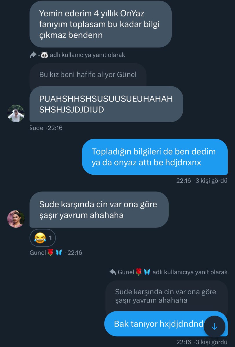 Bendeki engin bilgilere her seferinde şaşıyor bu kız 😂😂 @bosvermsimm