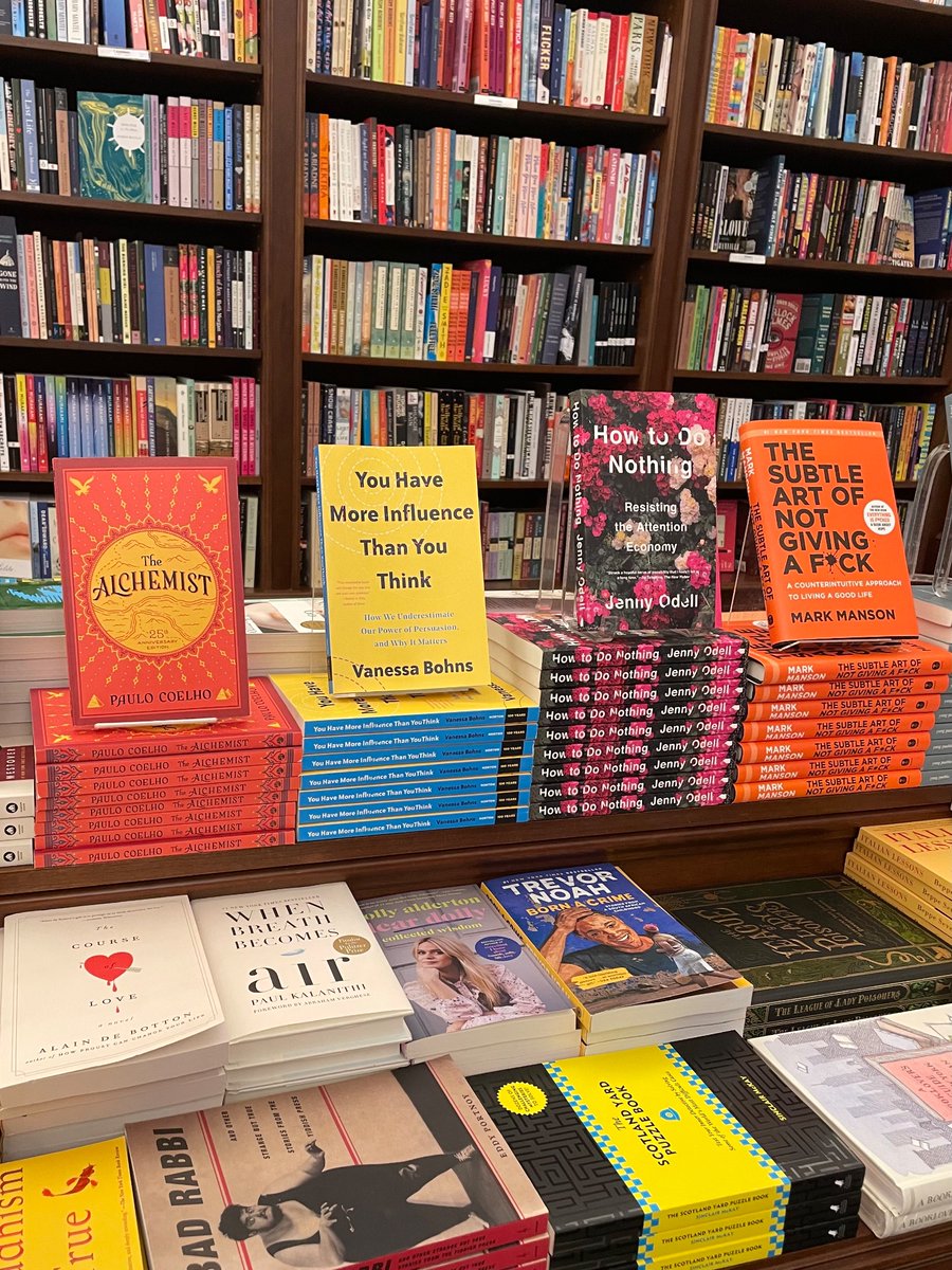 Amazing to see “You Have More Influence Than You Think” displayed at the cutest bookstore in NoMad NYC, Rizzoli!