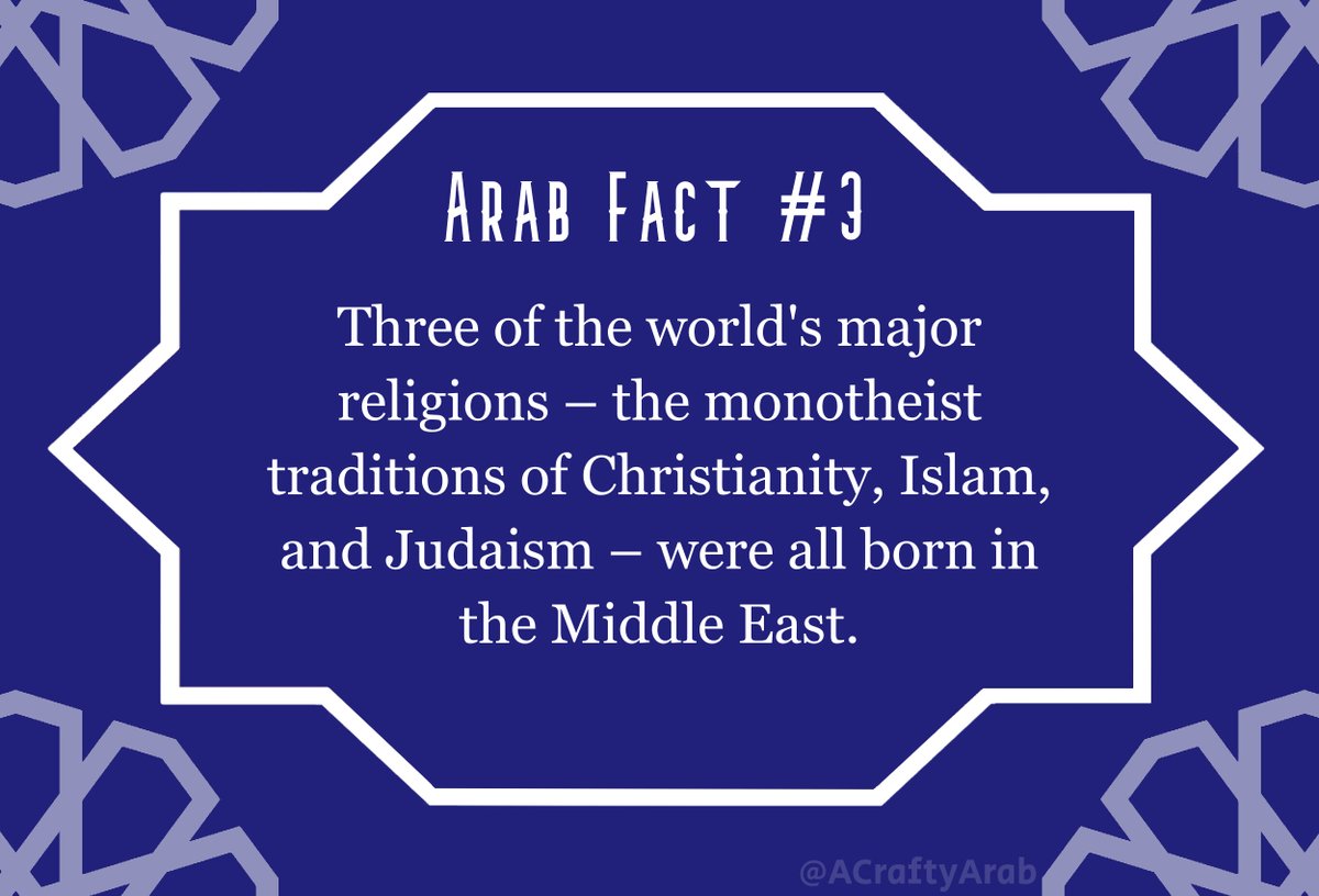 Happy #ArabAmericanHeritageMonth! Here's fact three for the third day. Share these fun facts with your friends to help celebrate this month! #arabic #arab #arabiclanguage #funfacts #educational #K12 #Diversity #CelebrateDiversity