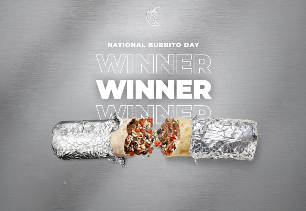 💥FREE CHIPOTLE 💥 

10X CODES 

Enter 👇 
👥 @FatalHQ_
🔁 RT + Like 
🔔 Notification on
💬 Tag a friend 

#ChipotleNationals #chipotle #Giveaways #free #freefood #Foodie #Foodies #burrito #Taiwan #bstoken #questpit #tacos #TacoTuesday #burritoday