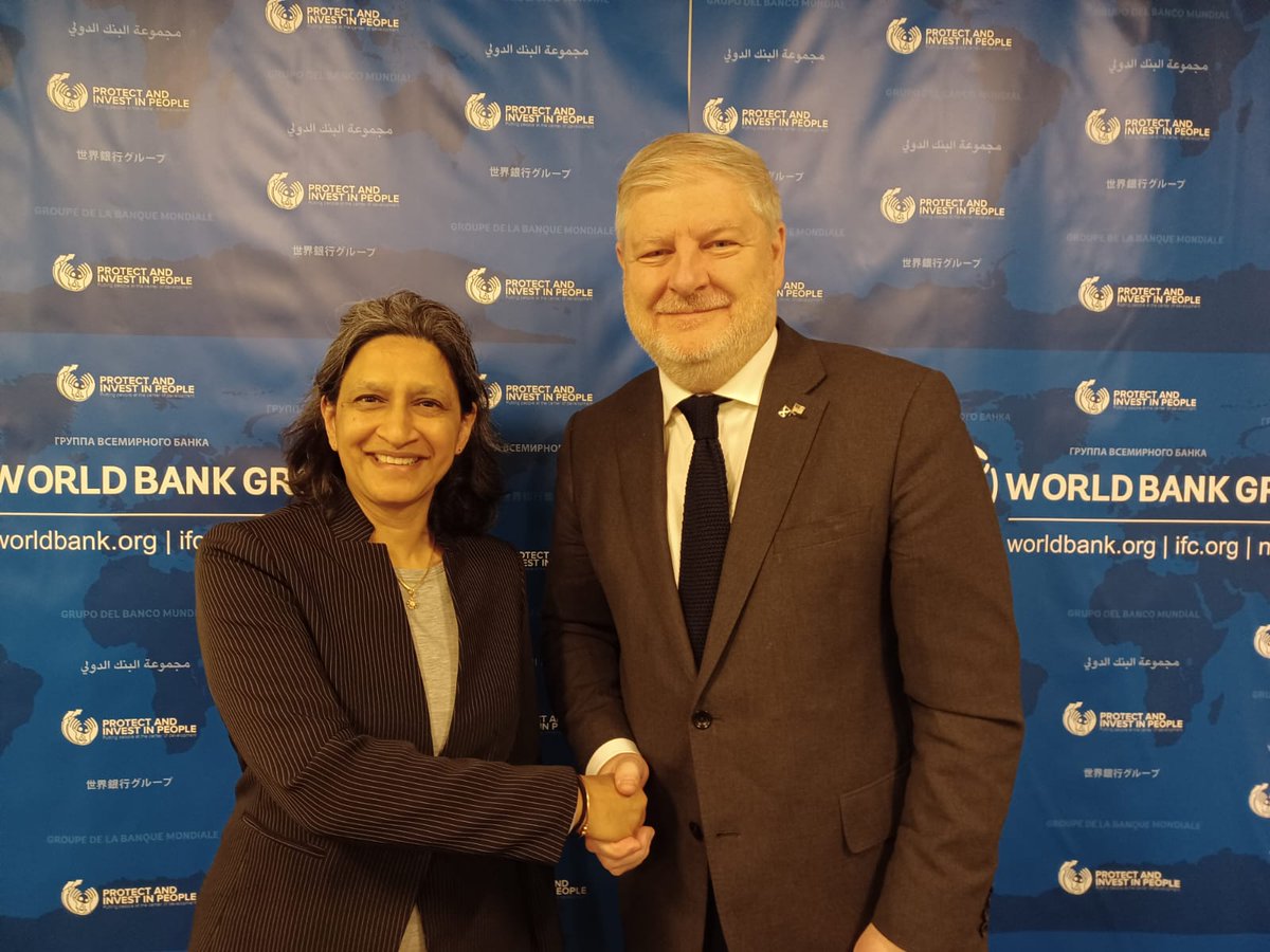 This morning, Cabinet Secretary @AngusRobertson met Dr. Mamta Murthi, @WorldBank Vice President for Human Development. They discussed @ScotGov's commitment to the Bank's Inclusive Education Policy Academy work in Rwanda, Malawi and Zambia.