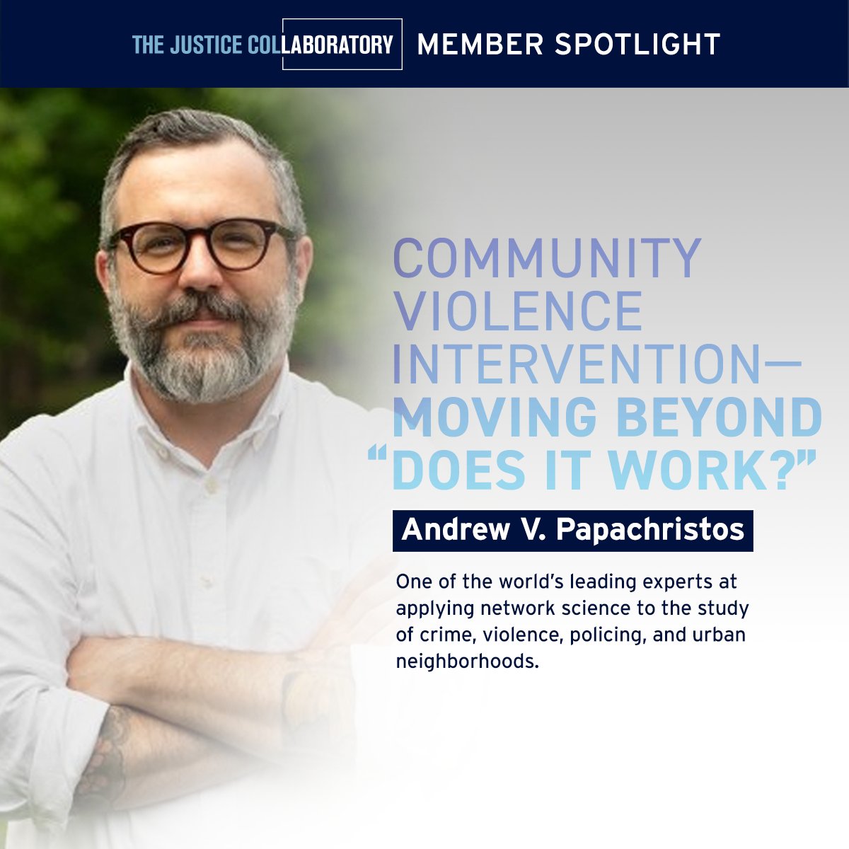 If we think that violence is only the aggregation of individuals making bad choices, then that is what our policies are going to reflect … We need to look at both—the individual and the collective. Read our Q&A w/ Andrew V. Papachristos: bit.ly/4aGLy7K