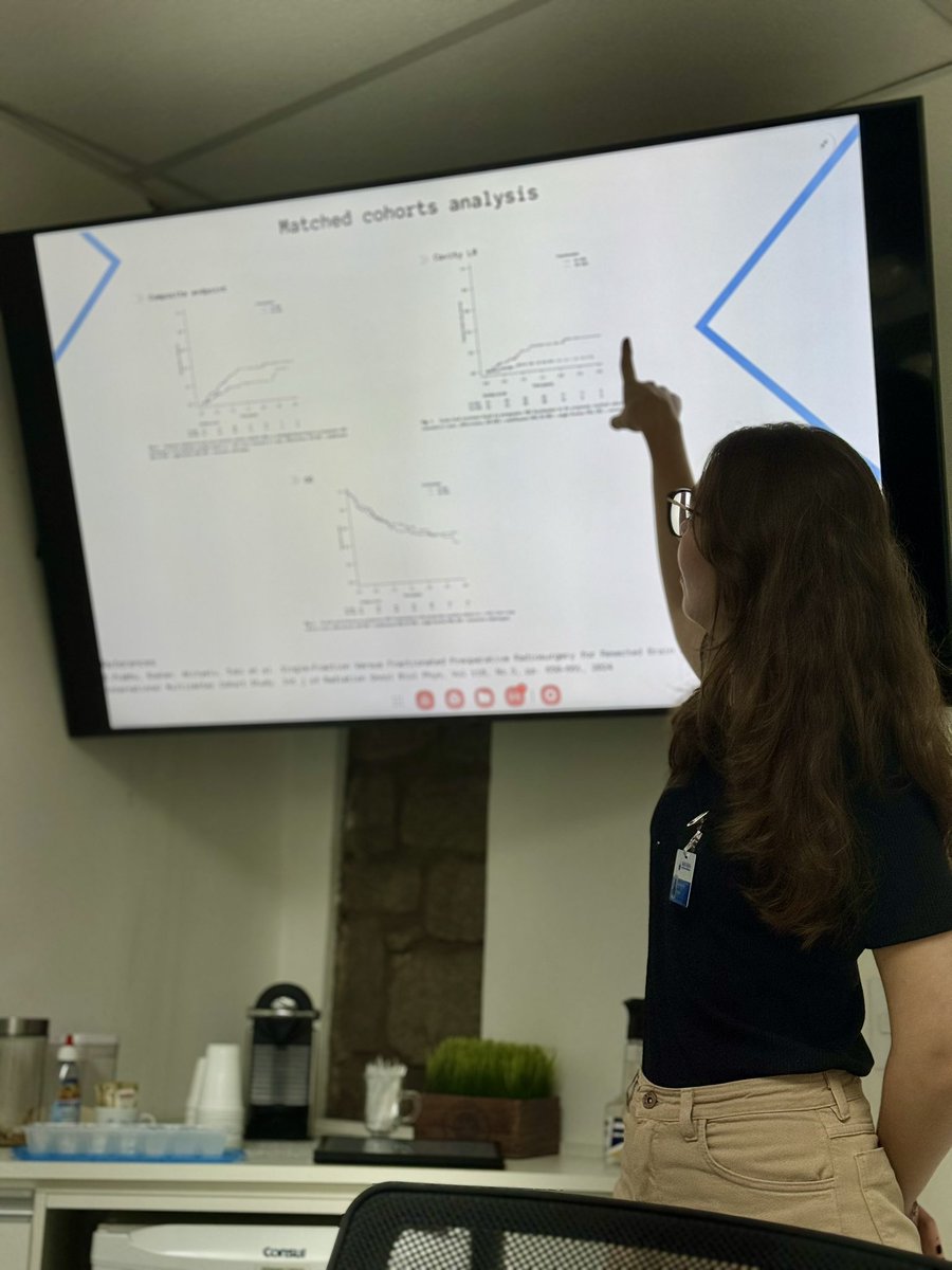 Very interesting discussion today on our weekly MDT ☢️ 👨🏽‍⚕️ meeting: our assistant Dr. Reschette brought to the table SRS x MultiFx SBRT for CNS’ Mets. Great job! #RadOnc #SBRT #SRS #ASTRO #IJRBP #RedJournal