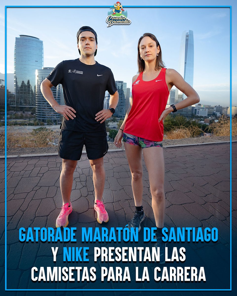 CorredorProm's tweet image. [CHI 🇨🇱] Gatorade Maratón de Santiago y Nike presentan las camisetas para la carrera. 🏃🏻‍♀️🏃🏻‍♂️
🔗: bit.ly/3VFhoO4