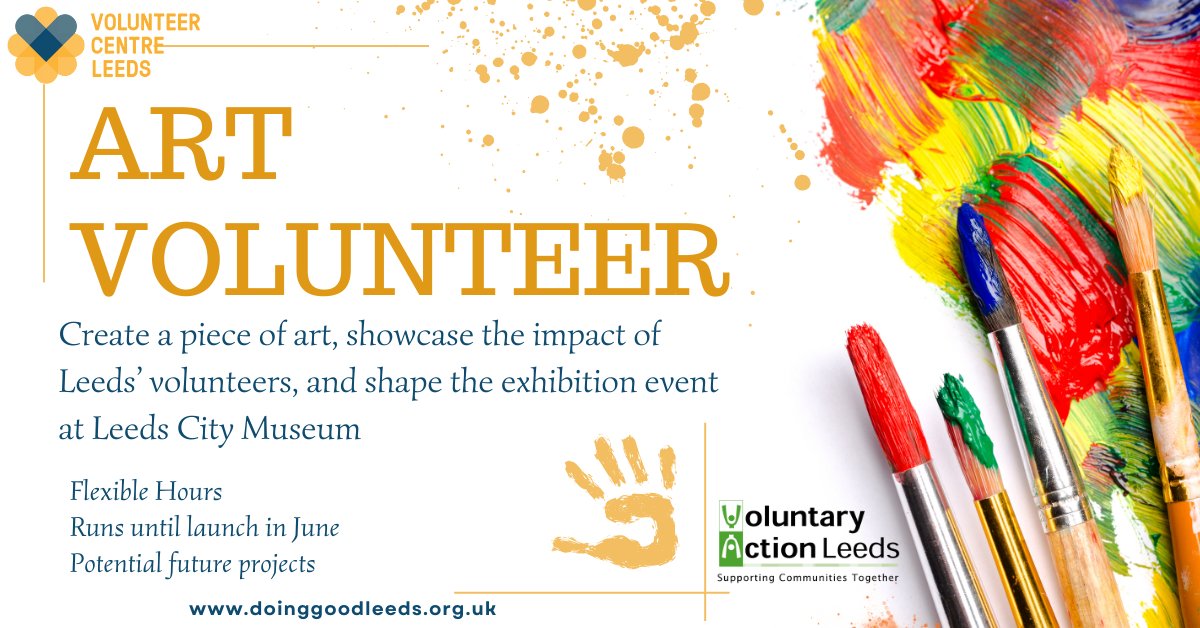 ⭐️New role available!⭐️ Calling all artists and aspiring artists! 🎨🤩 Want to enhance your creative portfolio and have an artwork displayed at @LeedsCityMuseum? Want to develop your event planning skills? 🤔 Apply now at: uk.becollective.com/groups/5f3b726… Best of luck! 🤞