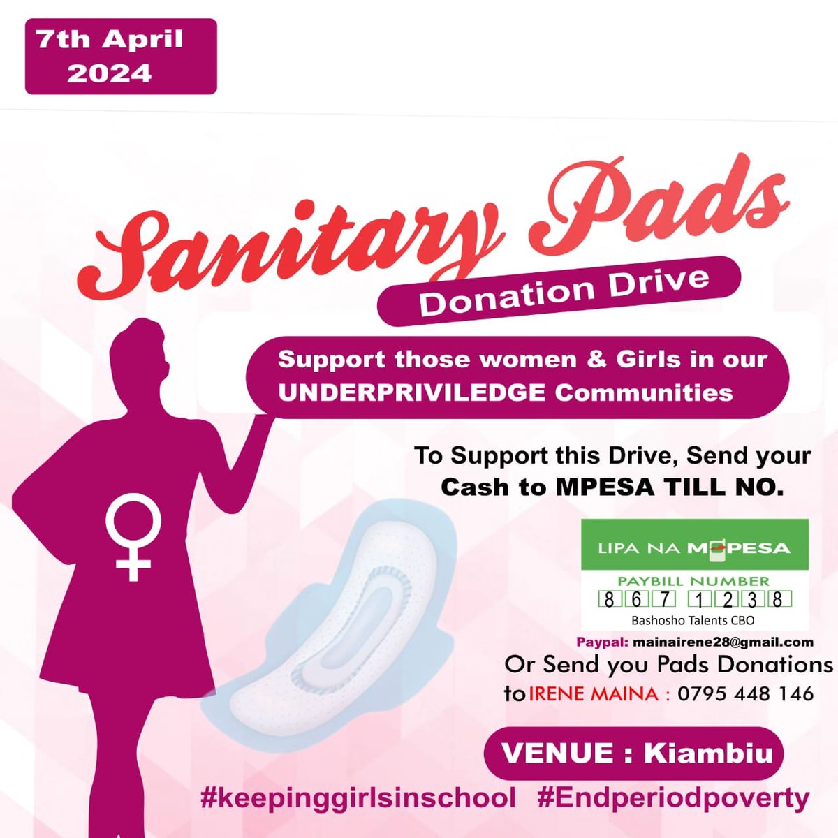 Bashosho Talents (@bashoshot) on Twitter photo With #WhatsApp acting funny let's talk about this activity that is happening in Kiambiu 7th of April on SRHR and we are doing a pads drive to be able to reach as many vulnerable girls as possible..Details on the poster <a href="/AkiliDada/">Akili Dada</a> <a href="/usikimye/">Usikimye</a> <a href="/WanguKanjaF/">Wangu Kanja Foundation</a> <a href="/UN_Women/">UN Women</a>
#สึนามิ With #WhatsApp acting funny let's talk about this activity that is happening in Kiambiu 7th of April on SRHR and we are doing a pads drive to be able to reach as many vulnerable girls as possible..Details on the poster <a href="/AkiliDada/">Akili Dada</a> <a href="/usikimye/">Usikimye</a> <a href="/WanguKanjaF/">Wangu Kanja Foundation</a> <a href="/UN_Women/">UN Women</a>
#สึนามิ