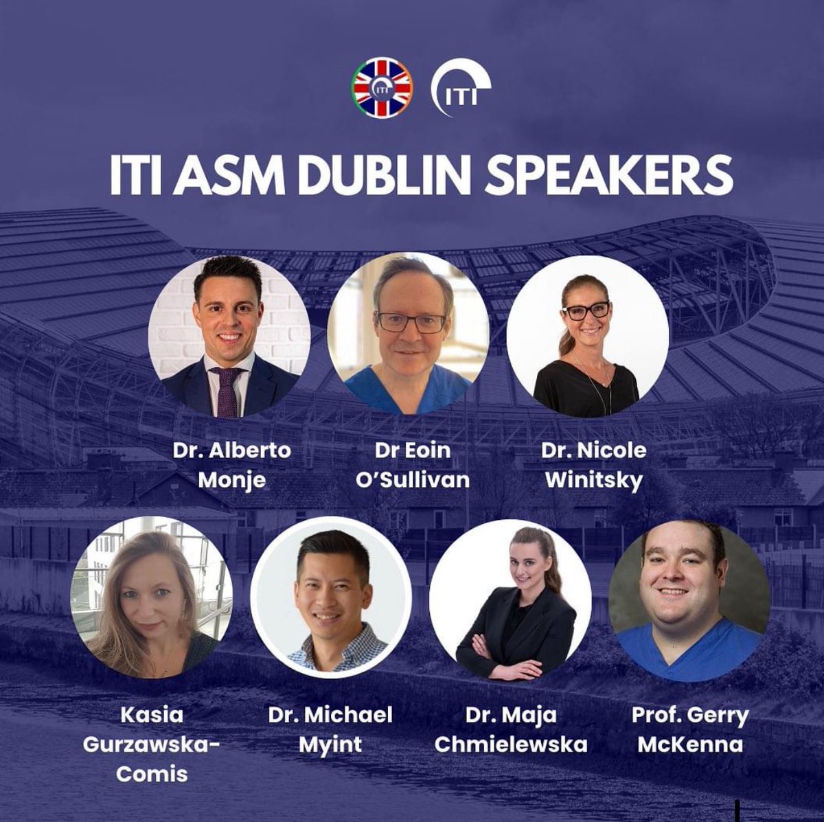 Looking forward to speaking at the @ITIUKIRELAND Annual Scientific Meeting 2024 @AVIVAStadium Dublin on 19th April. Probably as close as I’m going to get to pulling on the green jersey for @IrishRugby at this stage! @CPH_QUB @ITI_org @QUB_ARF @QUB_Dentistry @qubengagemhls_d