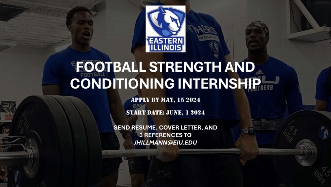 A great opportunity to grow and develop with EIU Football! #WeNotMe | #BleedBlue