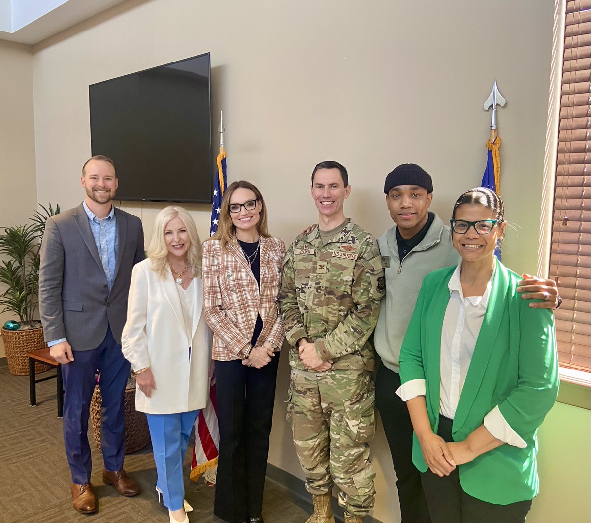 The Wichita Chamber hosted Military Affairs Directors from across the state for a tour of McConnell Air Force Base to discuss bolstering community support for our Kansas military installations.