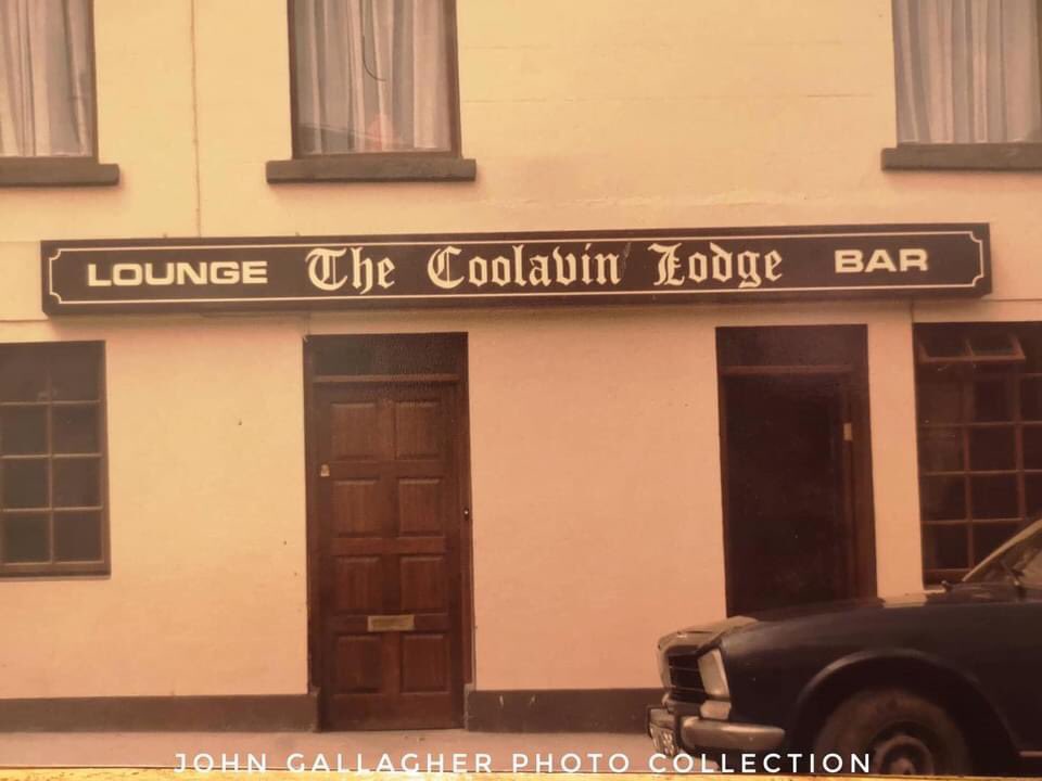 A memory from Main Street, Ballaghaderreen c.1980s - later became the AIB bank I think.