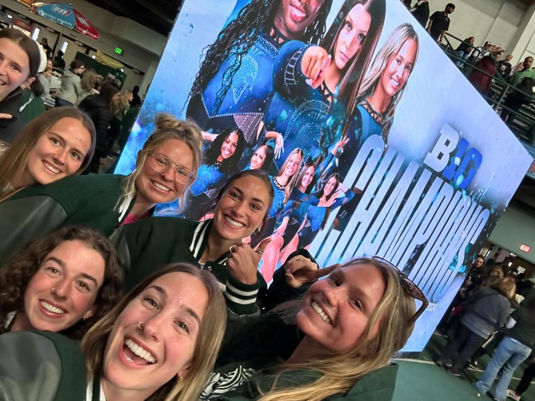Good luck to fellow Big Ten champs <a href="/MSU_Gymnastics/">Michigan State Gymnastics</a> as they take on NCAAs this weekend! 🫶

#GoGreen | #SpartanFamily