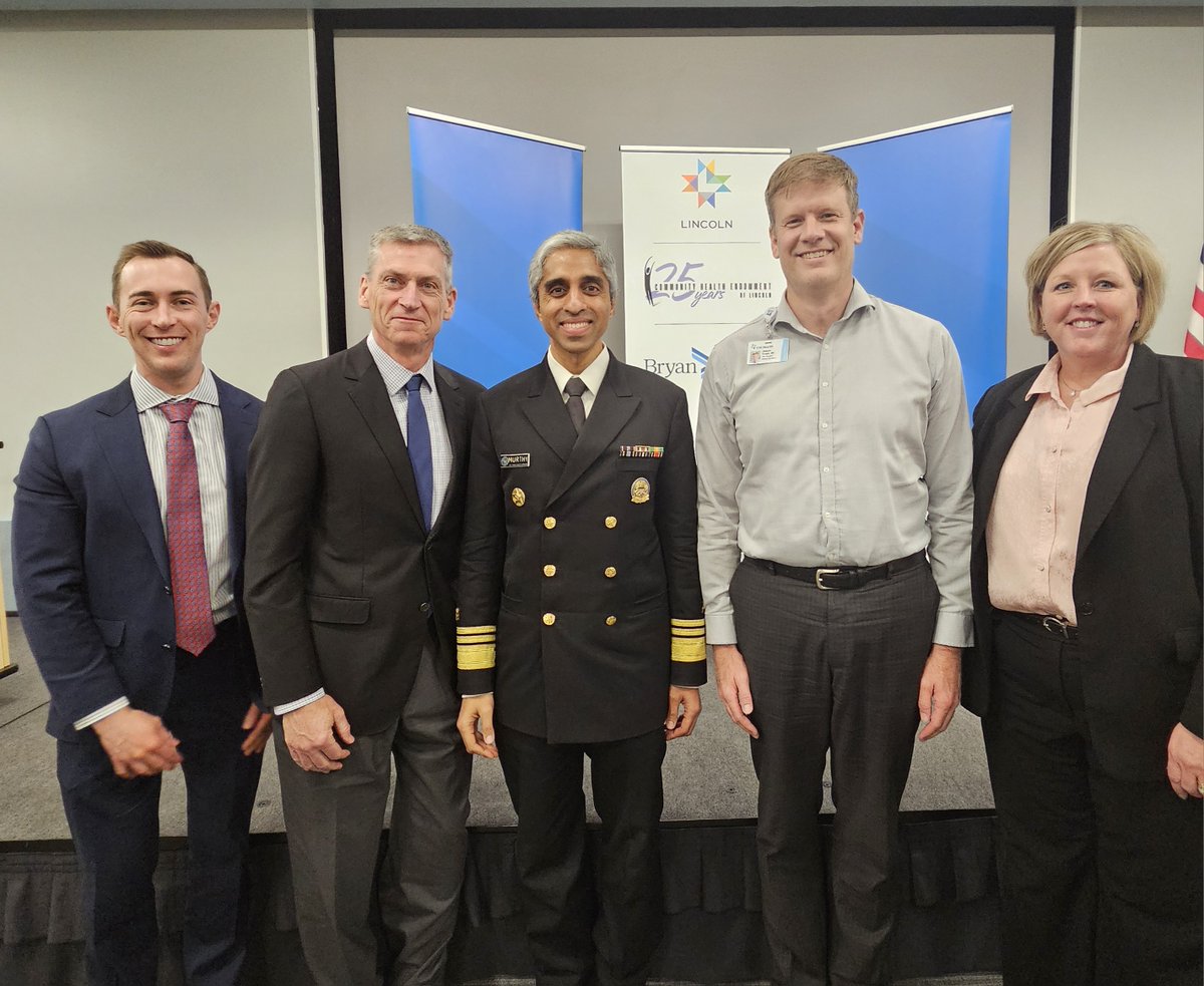 NMA physician leaders and staff attend the Community Conversation with the U.S. Surgeon General, Vivek Murthy, MD. Dr. Murthy discussed the impact of social media on youth mental health and the epidemic of loneliness in communities across the U.S. #youthmentalhealth