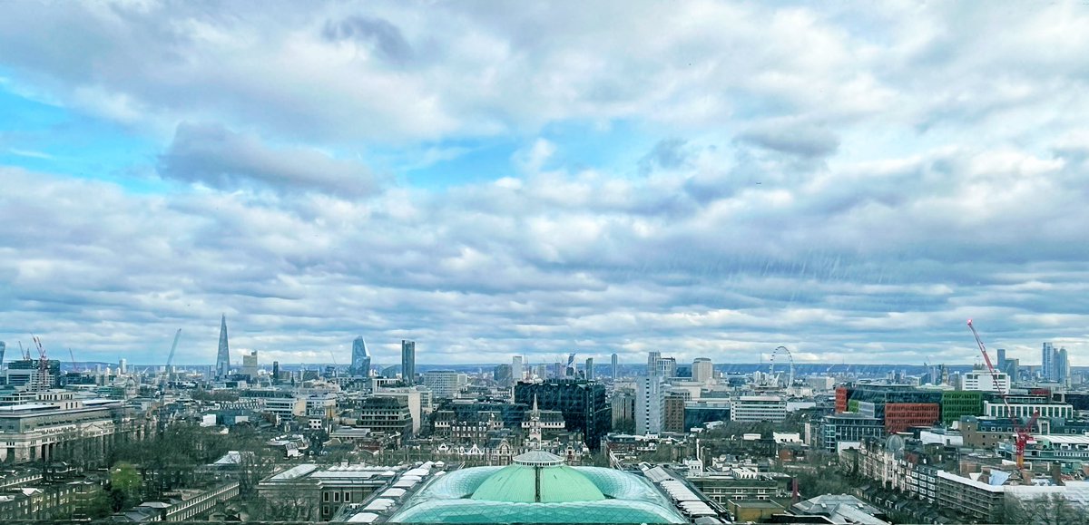 View from the very top of Senate House @LondonU - 2nd highest spot after St Paul’s when built #LoveLondon #Libraries