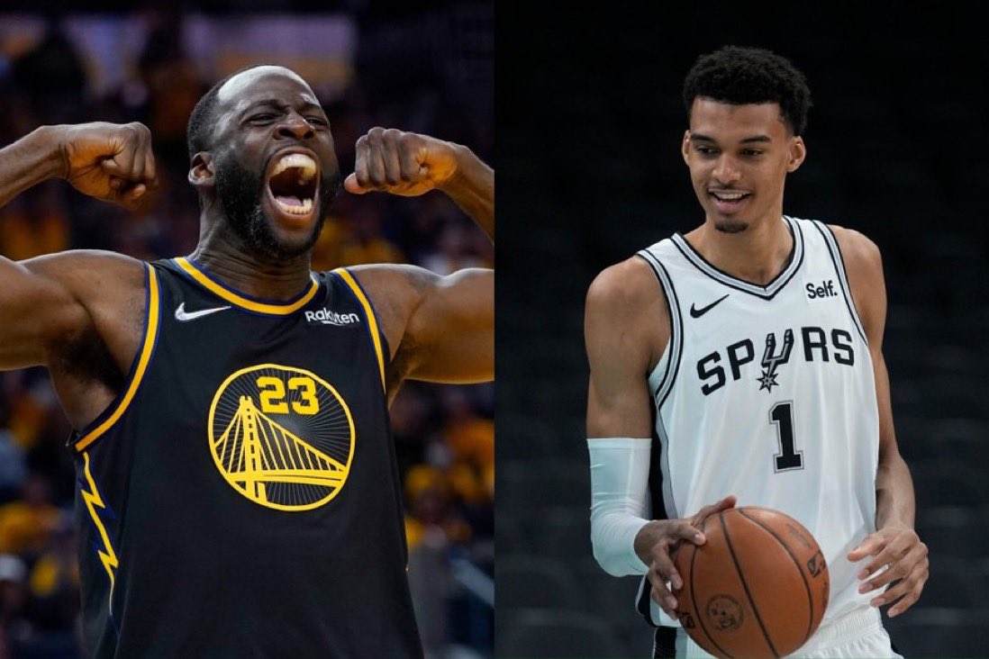 spursbeliever's tweet image. Draymond Green thinks the DPOY belongs to Victor Wembanyama: 

“I changed my stance, Wemby should win Defensive Player of the Year with what he’s doing defensively… I don’t know what lab he was created in”

(Via Draymond Green Show)
