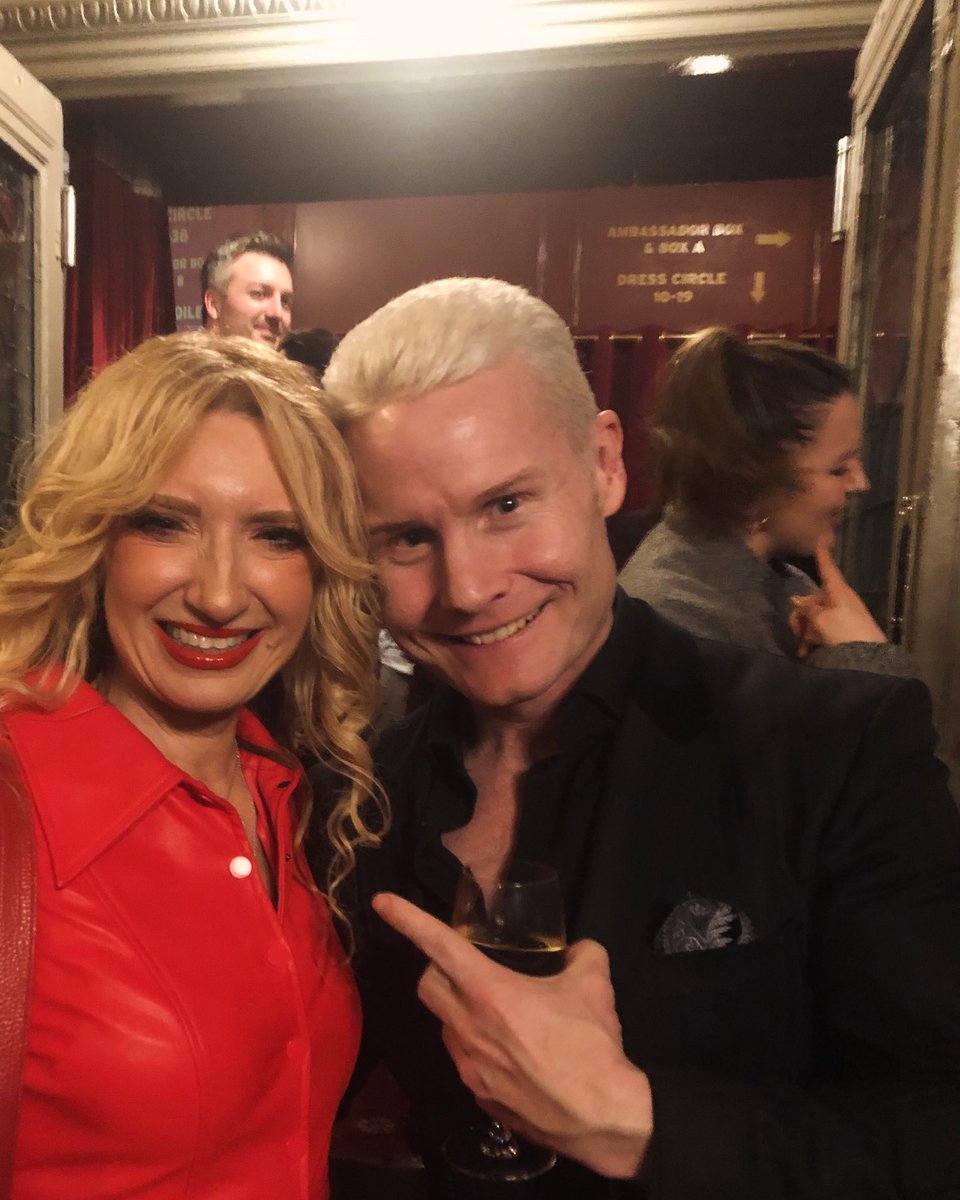 When @thexfactor meets @officergentuk Fabulous to meet fellow finalist, the lovely #@RhydianMusic at our press night.